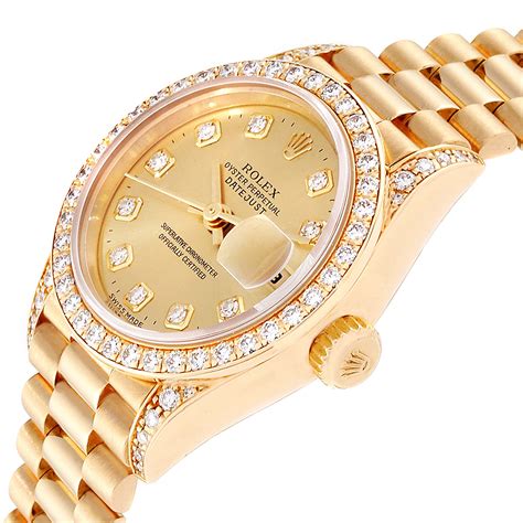 rolex ladies presidential diamond